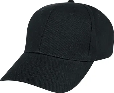 Produktbild von RED by EMP Herren schwarze Baseball-Cap mit Metallclip größenverstellbar Standard