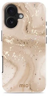 Zdjęcie produktu dla MIO iPhone 17 MagSafe Etui Hardcase Backcover - Gold Marble