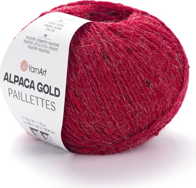 Obrázok produktu pre Priadza Alpaca Gold Sequin 10 x 50 g 9307