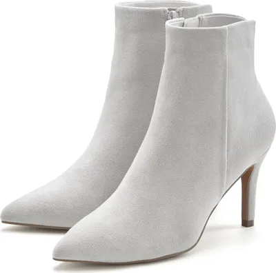 Produktbild von LASCANA High-Heel-Stiefelette Sommerstiefelette, Stiefel, hellgrau Größe 39