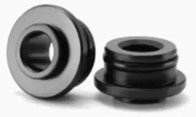 Productafbeelding van Fietsendrager voor op het dak van de auto - Met zuignapbevestiging - Geschikt voor 2 fietsen - Aluminium - Geschikt voor 15 x 110 mm steekassen
