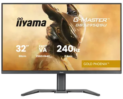 Obrázok produktu pre iiyama G-MASTER GB3295QSU-B1, 80 cm (31.5"), 2560 x 1440 px, Quad HD, LED, Čierna