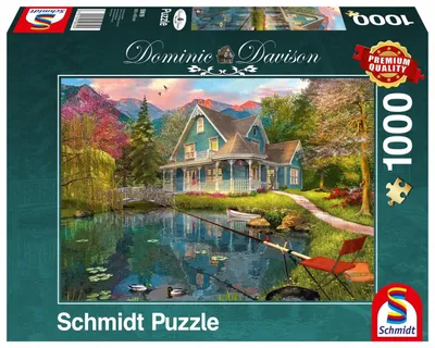 Produktbild von Schmidt Spiele 59619 Ruhesitz am See Puzzle Dominic Davison 1000 Teile Puzzle