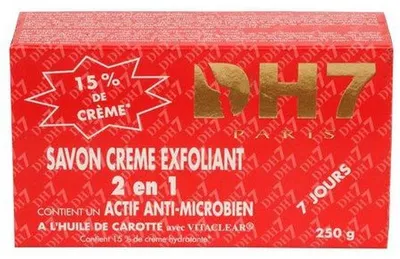 Obrázok produktu pre DH7 Exfoliačné krémové mydlo 2 v 1 s mrkvovým olejom a VITACLEAR 250 g