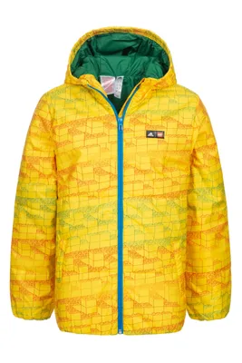 Zdjęcie produktu dla Kurtka dziecięca adidas x LEGO przejściowa wiosenna żółta 122