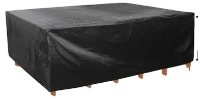 Image de Housse de protection pour mobilier de jardin, tissu Oxford durable, résistant aux intempéries, dimensions : 270 x 180 x 89 cm