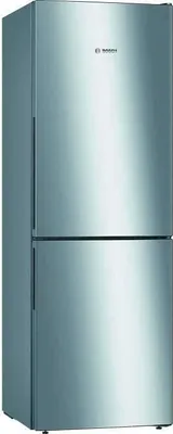 Image de Réfrigérateur combiné 60cm 287l brassé inox - Bosch - KGV33VLEAS - serie 4
