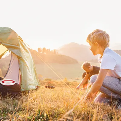 Produktbild von Relaxdays Faltbarer Eimer, 10 l Putzeimer, platzsparend zusammenklappbar, Falteimer für Haus, Auto und Camping, blau