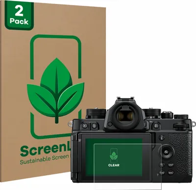 Produktbild von 2x ScreenLeaf Schutzfolie für Nikon Z F nachhaltiger Displayschutz Display Schutz Folie Klar Transparent