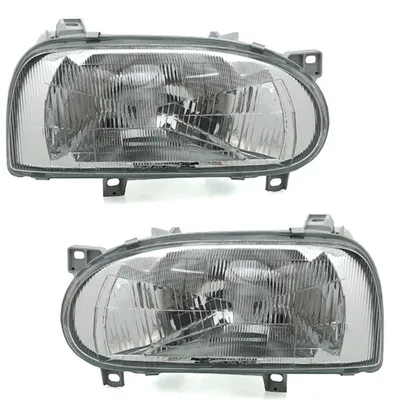 Produktbild von TYC Scheinwerfer Set für VW Golf 3 10/1991-9/1997 Halogen Streuscheibe Glas H4