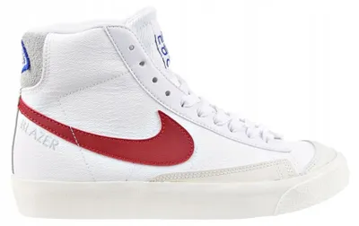 Produktbild von Nike Sportschuhe DH9700-100 mit Athletic Club Design im 70er-Jahre Stil Weiß Hellgrau Rot