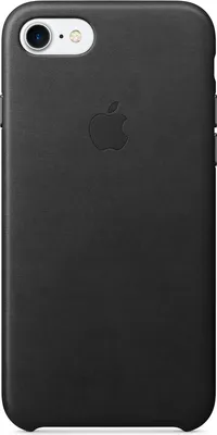 Produktbild von Apple iPhone 7 / 8 / SE 2020 Lederhülle schwarz