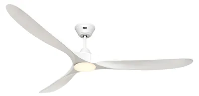 Produktbild von Energiespar Deckenventilator mit LED Beleuchtung und Fernbedienung Eco Genuino-L Matt Weiß 180 cm