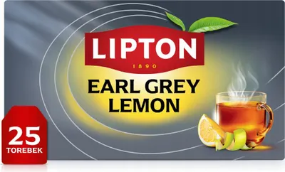 Immagine prodotto di Herbata czarna Earl Grey Cytrynowa Lipton 25 torebek