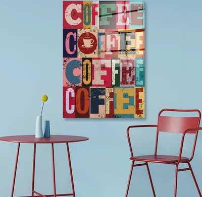 Produktbild von Wallity, CAM3707 - 4060, Dekorative Malerei aus gehärtetem Glas, 100 % gehärtetes Glas, Mehrfarbig, 40 x 60 cm