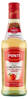 Obrázek produktu pro Ocet jabłkowy Ponti 500 ml - naturalny smak
