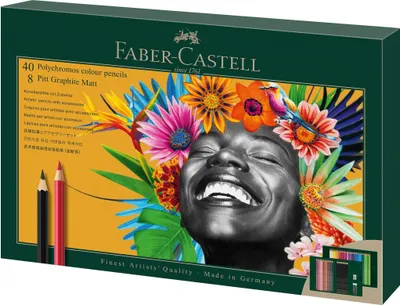 Produktbild von FABER-CASTELL Polychromos & Pitt Graphite Matt 50er
