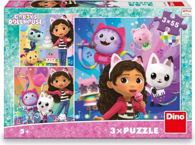 Immagine prodotto di Dino - Puzzle 3x55 Gabi: Celebration - 40-99 pezzi