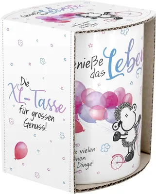 Image de Tasse XL avec l'inscription « Profite de la vie »