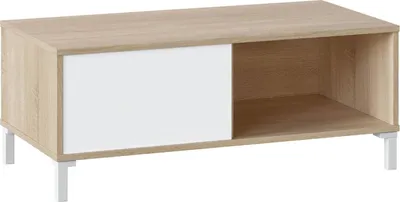 Image de Axinia - Table basse, 100x40x50h cm Chêne brun