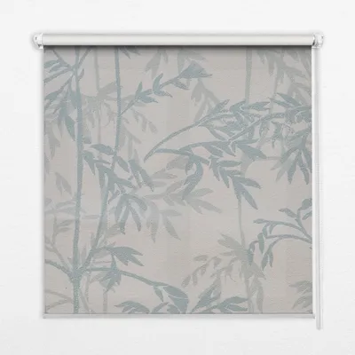 Produktbild von Seitenzug-Rollo Fensterrollo Jalousie - Lichtdurchlässig Springrollos - 60x180 cm - Blätter