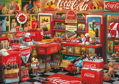 Productafbeelding van Coca-Cola - Nostalgiewinkel (1000 onderdelen)