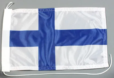 Produktbild von Bootsflagge : Finnland 30x20 cm Motorradflagge