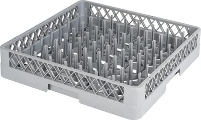 Produktbild von MORLEOS Spülkorb 50x50 für Gastro Spülmaschine – Tellerspülkorb 49x49x10 cm mit 64 Fingern – Geschirrkorb für Restaurant Hotel Catering – robust hygienisch