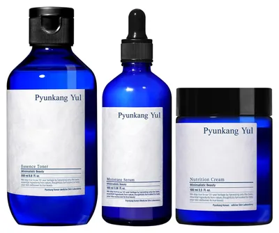 Basic Line Hautpflege-Set: Toner, Serum & Creme, 3-teilig