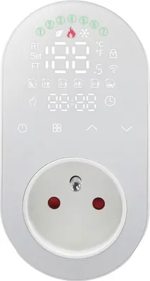 Obrázek produktu pro MOES Smart Plug + Thermostat, Wi-Fi, White