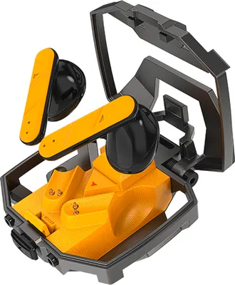 Produktbild von 4Smarts TWS Bluetooth Kopfhrer GameBuds, gelb (540288)