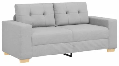 Immagine prodotto di vidaXL Divanetto a due posti Grigio nuvola 180x77x82 cm in tessuto
