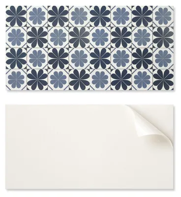 Produktbild von Dekorative, selbstklebende Vinylfliesen - für den Flur, Blumenmuster, 10 x 40 x 20 cm