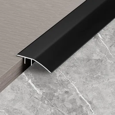 Productafbeelding van Aluminium drempel, 0,9 m x 43 mm, zelfklevend overgangsprofiel