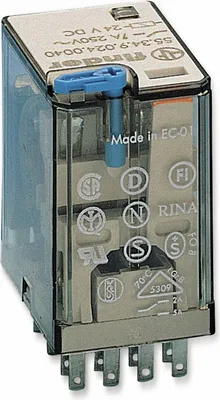 Obrázok produktu pre FINDER Relé F 55.34, 12 V-, 4xUM, 7 A