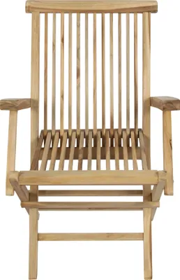 Produktbild von Teakholz Gartenstuhl Klappstuhl mit Armlehnen MALLORCA