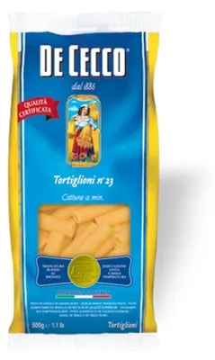 Produktbild von Nudeln Pasta Tortiglioni n° 23 500 gr. - De Cecco