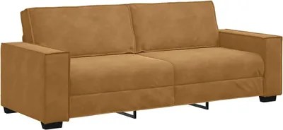 Immagine prodotto di vidaXL Divano a 3 posti Marrone 220x78x84 cm Velluto