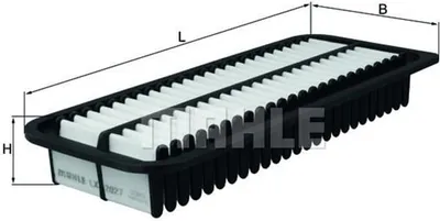 Produktbild von Luftfilter MAHLE LX 2027 für NISSAN MICRA IV (K13) Filtereinsatz