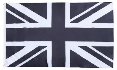 Union Jack Flagge Schwarz 150x90 cm Polyester 100D