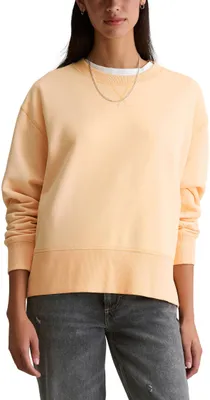 Produktbild von Marc OߴPolo Denim Damen Sweatshirt mit Rundhalsausschnitt Relaxed Fit, Orange (B