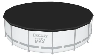 Image de Bestway® Bâche de couverture PVC Ø 470 cm, noire, ronde