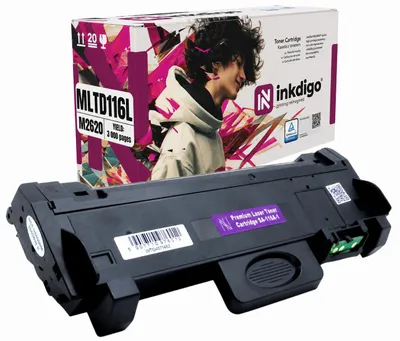 Produktbild von Inkdigo Toner MLT-D116L für Samsung Xpress M2620, M2620D, M2620ND, M2625 – Schwarz, 3000 Seiten,, KI-generiertes Bild