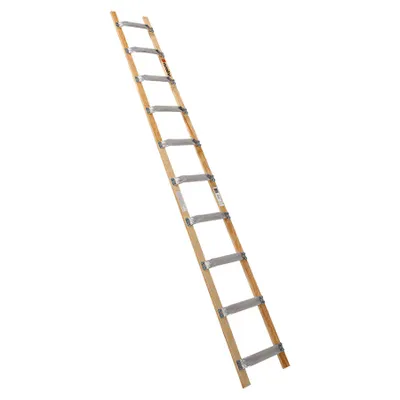 Produktbild von Euroline Holz/Alu Dachdeckerleiter 10 Sprossen