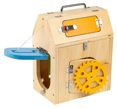Image de Bigjigs Maison en bois avec serrures et verrous, 5dlg.