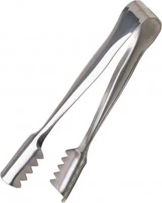 Produktbild von BarCraft - Eiszange aus Edelstahl, Farbe Silber, 16 cm