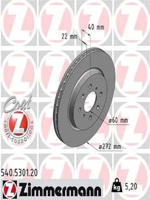 Produktbild von Bremsscheiben (2 Stück) SUZUKI SWIFT