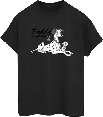 Produktbild von Disney - "101 Dalmatians Top Dog" T-Shirt für Damen BI26084 (5XL) (Schwarz)