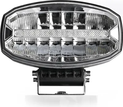 Produktbild von SKYLED Fernscheinwerfer LED Jumbo Draco DRL, Lichtbalken Optik, 80W Tagfahrlicht R87 Weiß/Orange, ECE R112 Straßenzulassung, Klassisches LKW-Design, Inkl. Schutzkappe (Kein Positionslicht R7)
