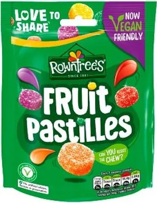 Produktbild von Rowntree's Fruit Pastilles 114g - Vegan